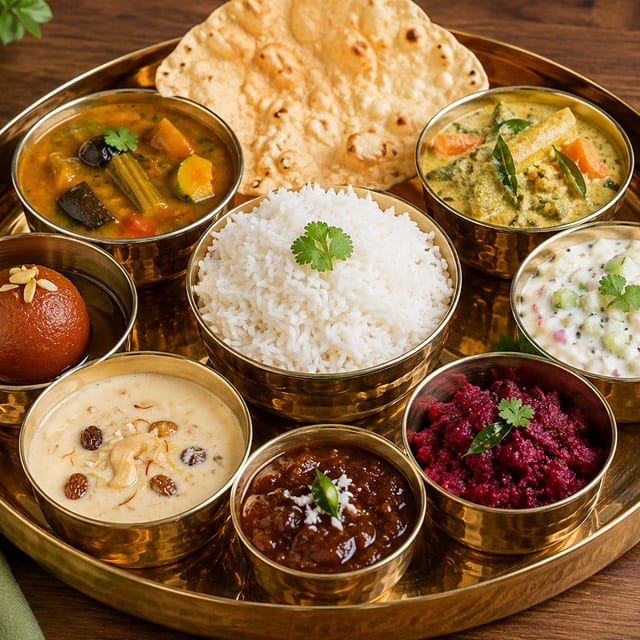 Vegetarian Thali.